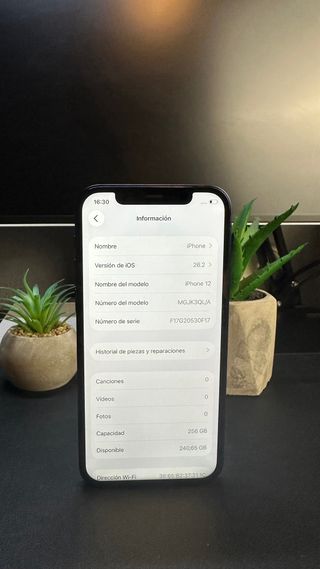 iPhone 12 256GB • Azul • 100% Batería • Impoluto