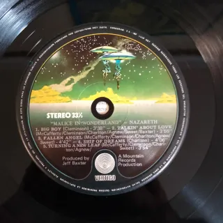 LP 1980 Nazareth Malice in Wonderland vinilo rock