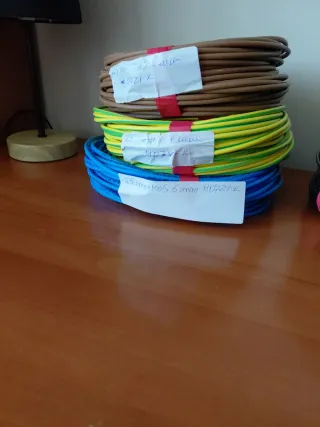 Cable Eléctrico 25m 6mm H07V-K y H07Z1-K