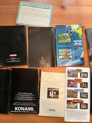 LOTE Manuales y Guías Nintendo 64 (N64)