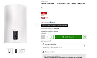 Termo Eléctrico Ariston Lydos 50L