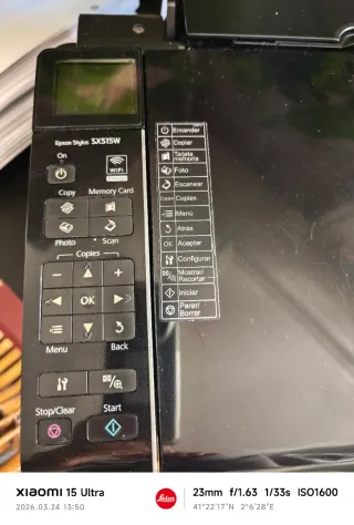 Impresora Epson Stylus SX515W WiFi