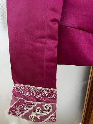 Corpiño Fallera Rosa y Blanco