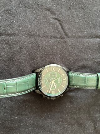 Reloj Lotus Verde y Negro