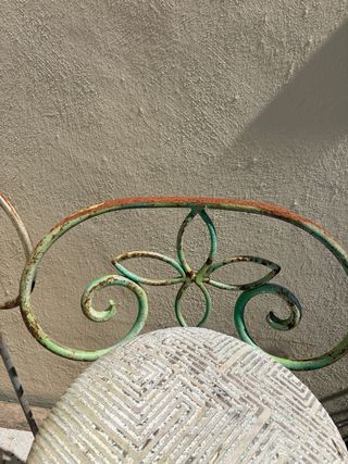 12 Taburetes Forja Vintage .Pesados.