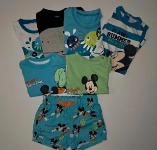 Lote Verano Bebé 3 Meses Mickey Mouse y tuc tuc