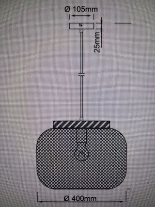 Lampara de techo GIADA