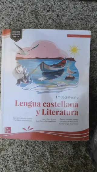 Libro de 1° de Bachillerato de lengua