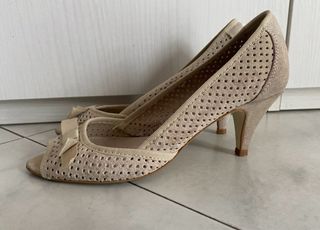 Scarpe Zara donna tacco 6 cm n.36