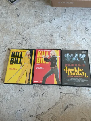 Pack DVDs Kill Bill 1, 2 y Jackie Brown