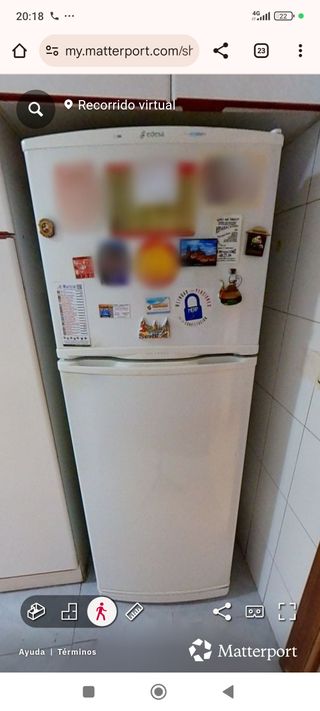 Frigorífico blanco Edesa