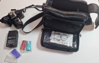 Cámara Olympus OM101 Power Focus.