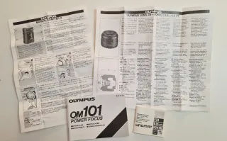 Cámara Olympus OM101 Power Focus.