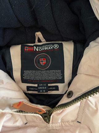 Cazadora Geographical Norway Rosa Talla M