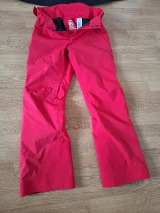 Traje de esquí hombre negro y rojo talla M.