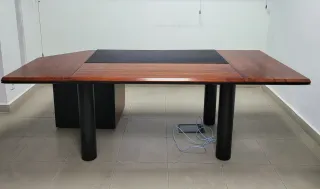 Escritorio de oficina madera y metal