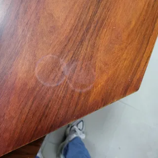 Escritorio de oficina madera y metal