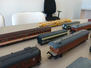 Lote maquetas trenes antiguos