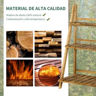 Soporte para Plantas de Madera Madera rota