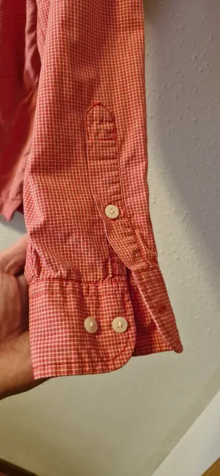 Camisa Tommy Hilfiger cuadros roja M