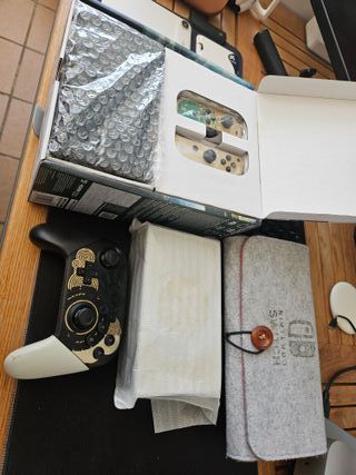 Nintendo Switch OLED Edición Zelda + mando pro y a