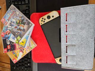 Nintendo Switch OLED Edición Zelda + mando pro y a