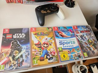 Nintendo Switch OLED Edición Zelda + mando pro y a