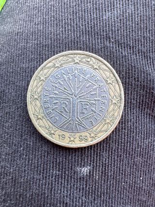 Moneda 1€ 1999 RF Francia LEO OFERTAS