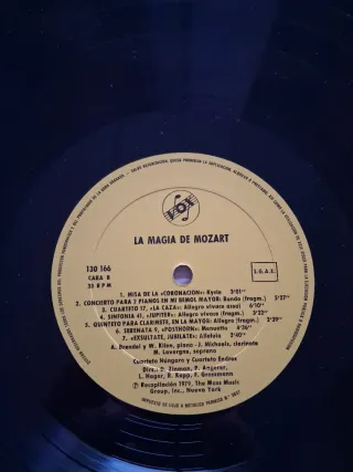 Vinilo La Magia de Mozart