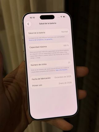 iPhone 17 256GB Blanco - Batería 100%