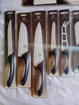 Cuchillos Cerámica Savarona Mango Ergonómico