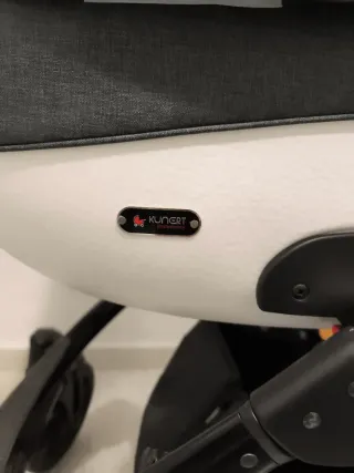 Carro de bebé con silleta gris