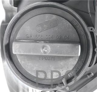 A 668 090 04 37 - COLECTOR ADMISION Mercedes-Benz Clase A (BM 168)(05.1997->) 1.7 170 CDI (168.009) [1,7 Ltr. - 70 kW CDI Diesel CAT]