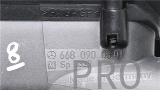 A 668 090 04 37 - COLECTOR ADMISION Mercedes-Benz Clase A (BM 168)(05.1997->) 1.7 170 CDI (168.009) [1,7 Ltr. - 70 kW CDI Diesel CAT]