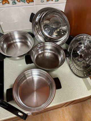Batería Cocina Acero Inox 18/10 tipo AMC