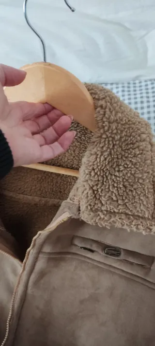 Cazadora Lacoste Hombre Beige/Marrón