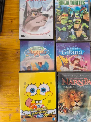 Lote 10 Películas DVD Animadas y Familia