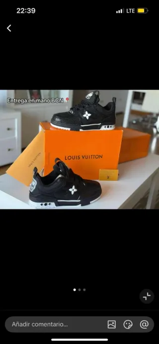 Louis Vuitton Skate Zapatillas Negras