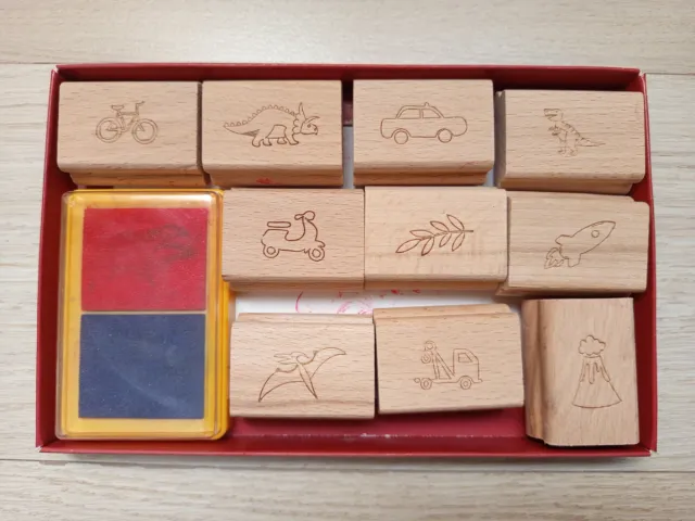 Set Sellos Estampar Niños 3+