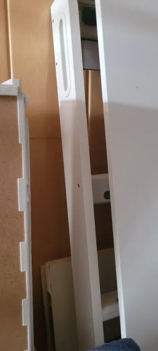 Cama alta IKEA SMASTAD con escritorio