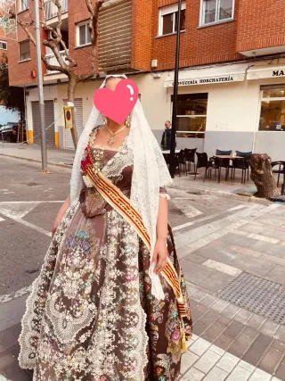 Traje de Fallera Seda