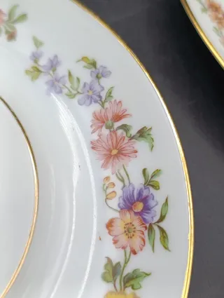 Set tazas consomé porcelana