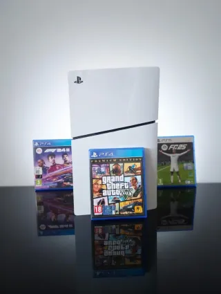PlayStation 5 Slim Disc Edition Bianca