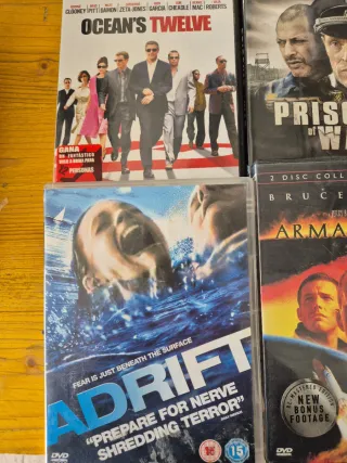 Lote 10 Películas DVD Acción y Guerra