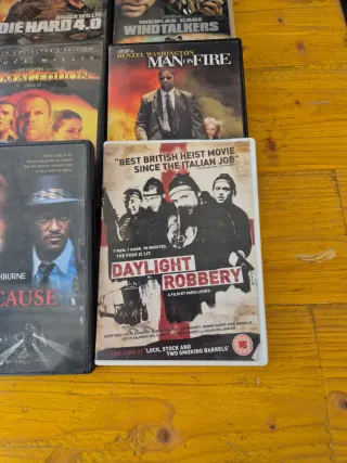 Lote 10 Películas DVD Acción y Guerra