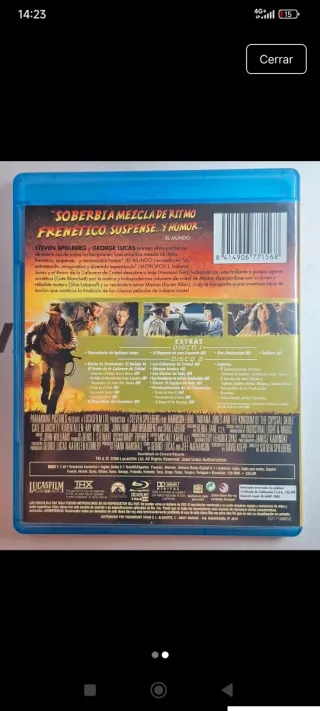 Indiana Jones 4 El Reino de la Calavera de Cristal