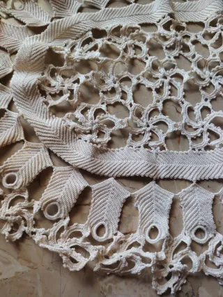 Centrotavola  ovale a mano