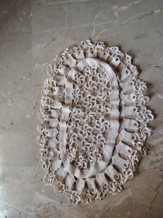 Centrotavola  ovale a mano