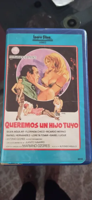 Película VHS Queremos un hijo tuyo