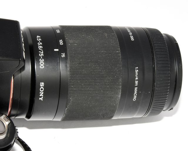 SONY ALPHA 55 75-300 + 18-55MM